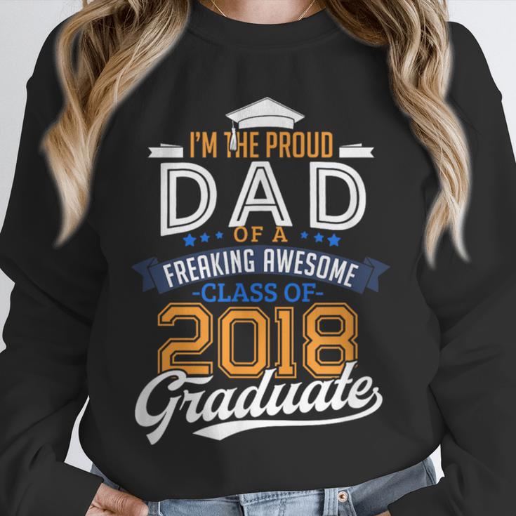 Proud Dad Of A 2018 Graduate Shirt Graduation Grad Class Unisex Sweatshirt