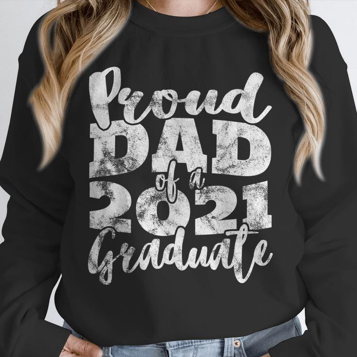 Proud Dad Of a 2021 Graduate Father Senior 21 Graduation Unisex Sweatshirt