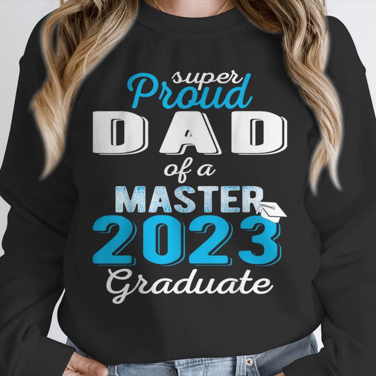 Proud Dad Of 2023 Class Master Graduate Family Graduation Unisex Sweatshirt