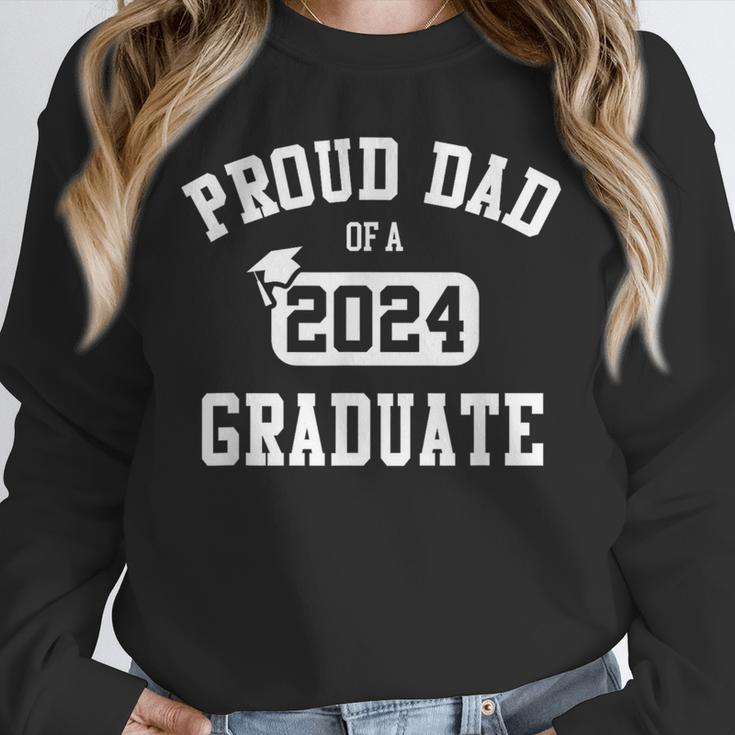 Proud Dad Of A 2024 Graduate Grad Class Of 2024 Graduation Unisex Sweatshirt