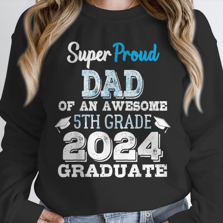 Proud DAD Of A 5th Grade Graduate 2024 Elementary Graduation Unisex Sweatshirt