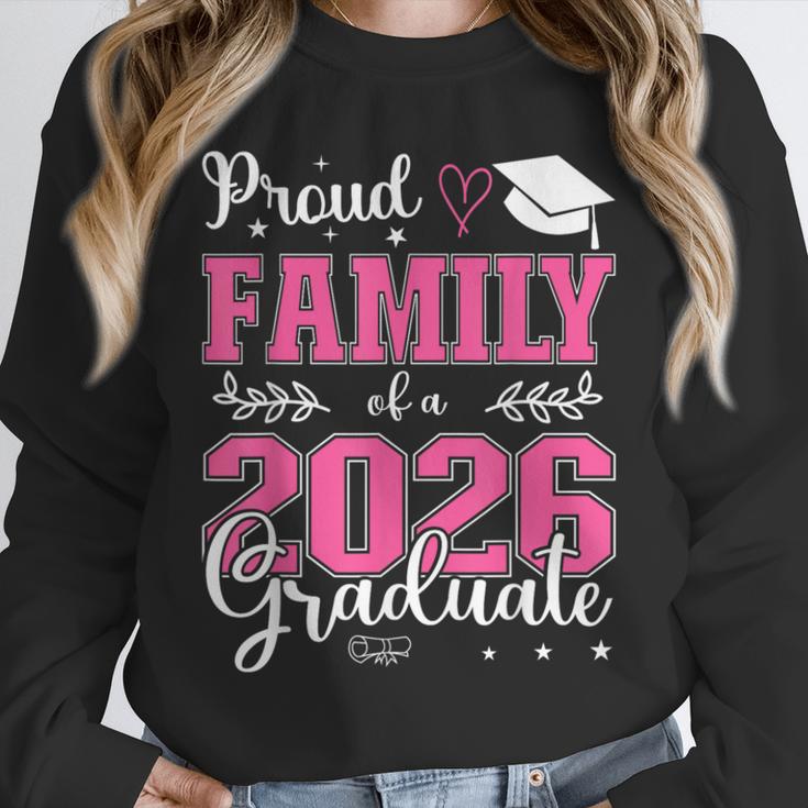 Proud Family Of a Class Of 2026 Graduate For Graduation Unisex Sweatshirt