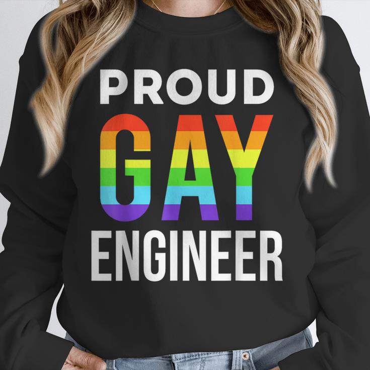 Proud Gay Engineer LGBTQ Rainbow Engineering Graduation Unisex Sweatshirt