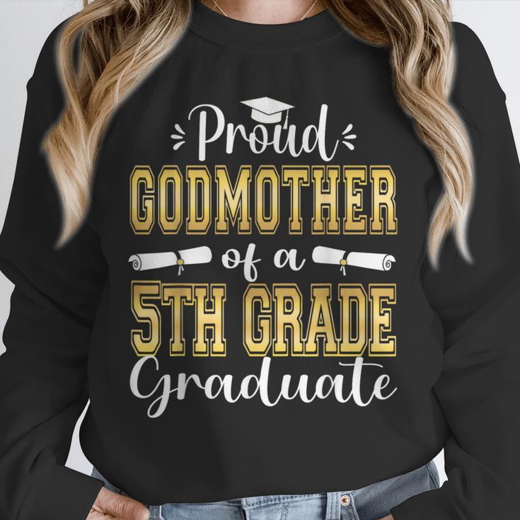 Proud Godmother Of 5th Grade Graduate 2023 Family Graduation Unisex Sweatshirt