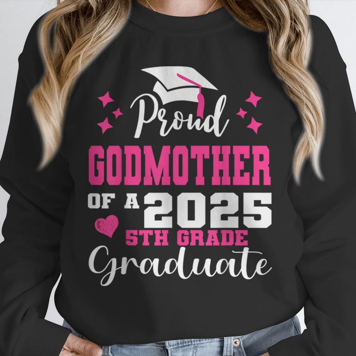 Proud Godmother Of 5th Grade Graduate 2025 Family Graduation Unisex Sweatshirt