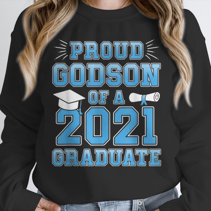 Proud Godson Of a 2021 Graduate School Graduation Family Unisex Sweatshirt