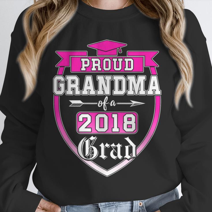 Proud Grandma Of a 2018 Grad Graduation Family Unisex Sweatshirt