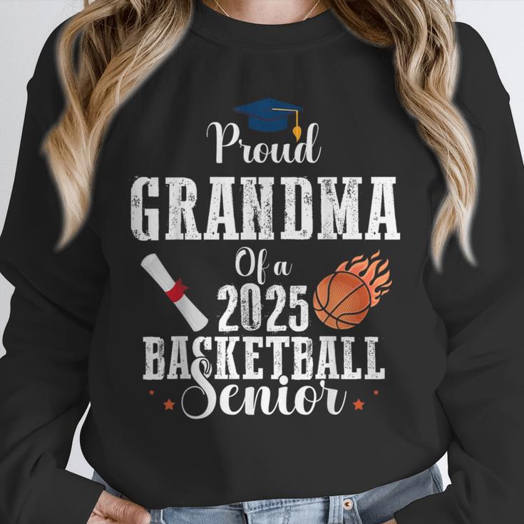 Proud Grandma Of 2025 Basketball Senior Graduation Day Unisex Sweatshirt