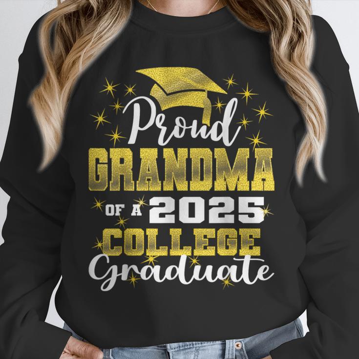 Proud Grandma Of 2025 College Graduate Family 24 Graduation Unisex Sweatshirt