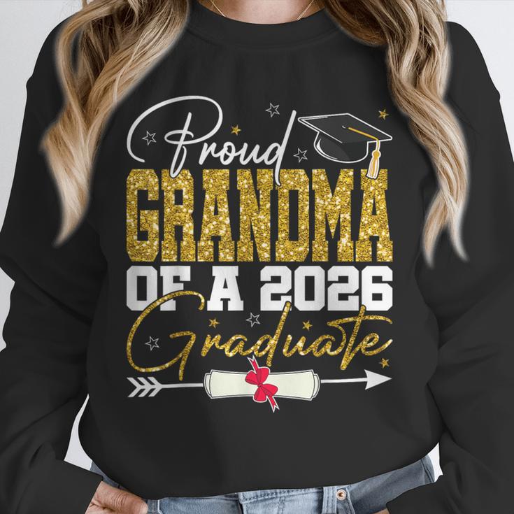Proud Grandma Of Senior 2026 Graduate Family Graduation 2026 Unisex Sweatshirt