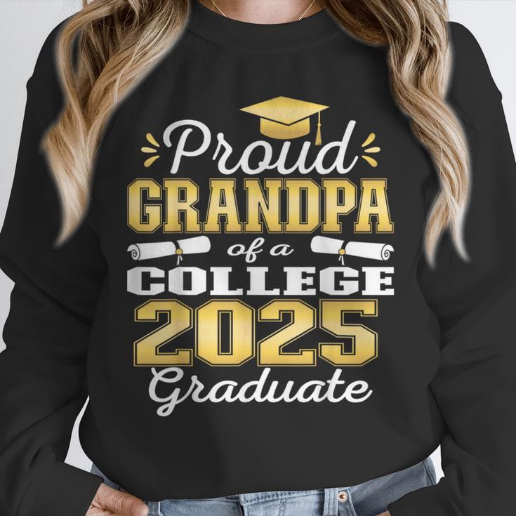 Proud Grandpa Of 2025 College Graduate Family 24 Graduation Unisex Sweatshirt