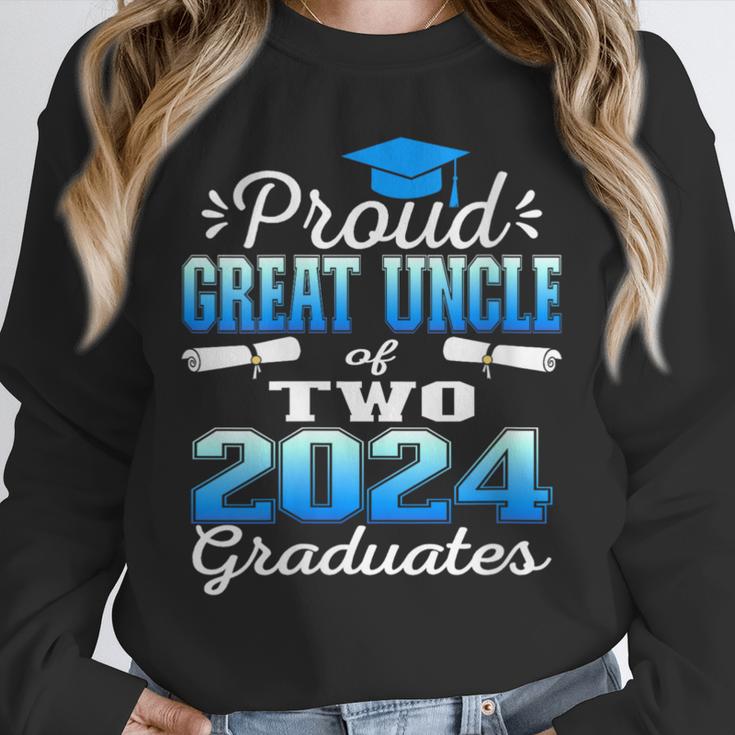 Proud Great Uncle Of Two 2024 Graduate Class 2024 Graduation Unisex Sweatshirt
