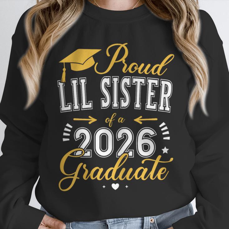 Proud Lil Sister Of a Class Of 2026 Graduate For Graduation Unisex Sweatshirt