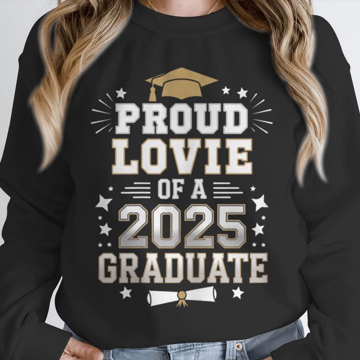 Proud Lovie Of A Class Of 2025 Graduate Senior Graduation Unisex Sweatshirt