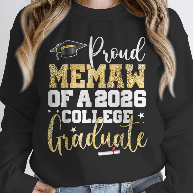 Proud Memaw Of 2026 Graduate College Graduation Unisex Sweatshirt