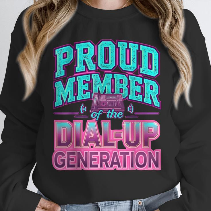 Proud Member Of The Dial Up Club Tech Nostalgia Top Unisex Sweatshirt
