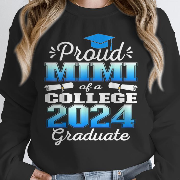 Proud Mimi Of 2024 College Graduate Family 24 Graduation Unisex Sweatshirt