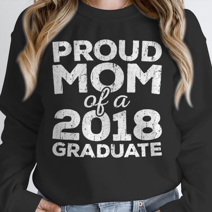 Proud Mom Of A 2018 Graduate Senior Class Graduation T-Shirt Unisex Sweatshirt