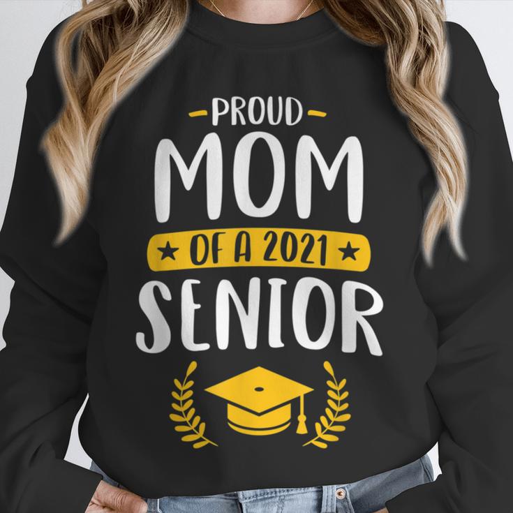 Proud Mom Of A 2021 Senior Shirt Class Graduation 2021 Mommy Unisex Sweatshirt