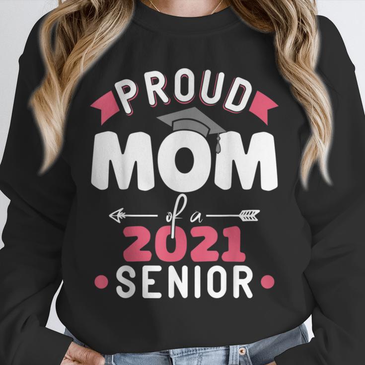 Proud Mom Of a 2021 Senior Year School Graduation Party Unisex Sweatshirt