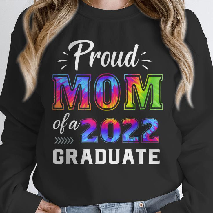 Proud Mom Of a 2022 Graduate Matching Tie Dye Graduation Unisex Sweatshirt