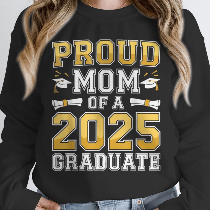 Proud Mom Of A 2025 Graduate Shirt Class Of 2025 Graduation Unisex Sweatshirt