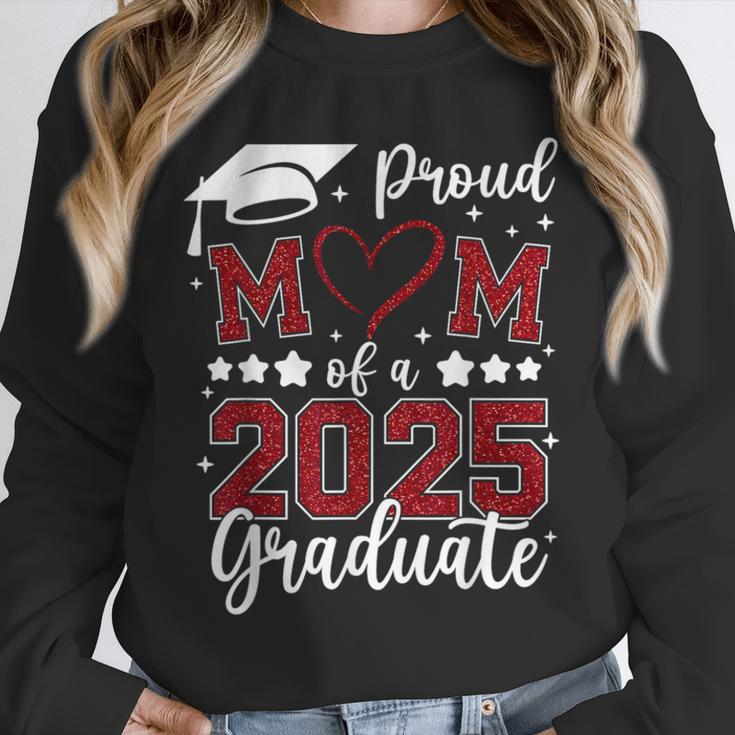 Proud Mom Of 2025 Senior Graduate Matching Family Graduation Unisex Sweatshirt