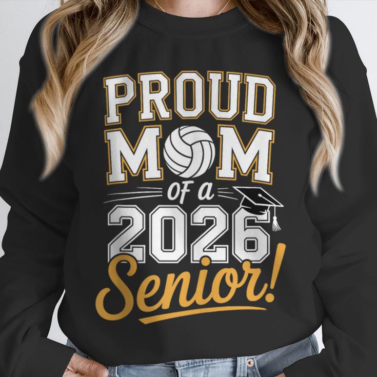 Proud Mom Of a 2026 Senior Volleyball Graduation Unisex Sweatshirt