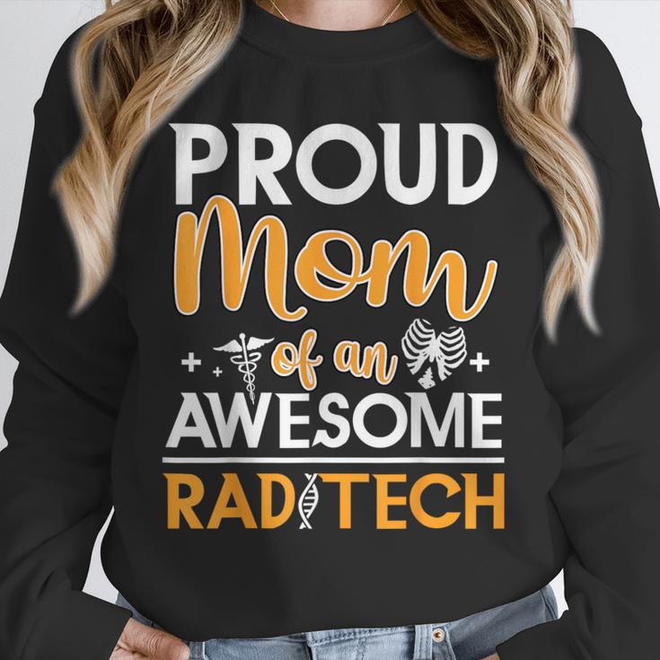 Proud Mom Of An Awesome Rad Tech Graduation Matching Family Unisex Sweatshirt