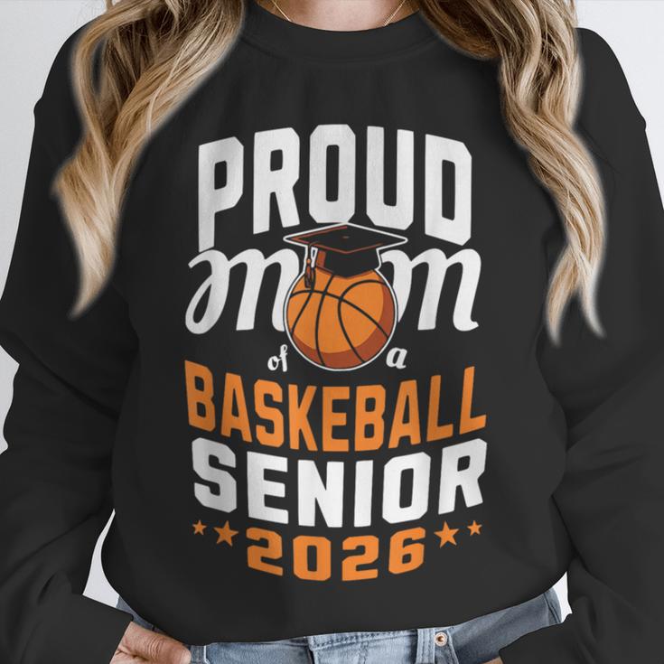 Proud Mom Of Basketball Senior 2026 Graduation Unisex Sweatshirt