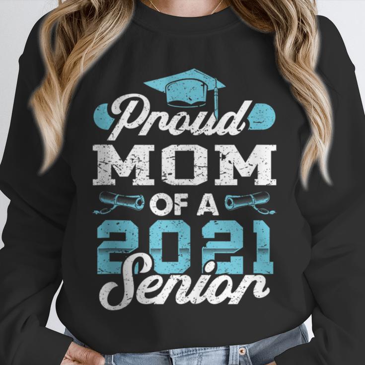 Proud Mom Of a Class Of 2021 Senior Graduate Graduation Unisex Sweatshirt