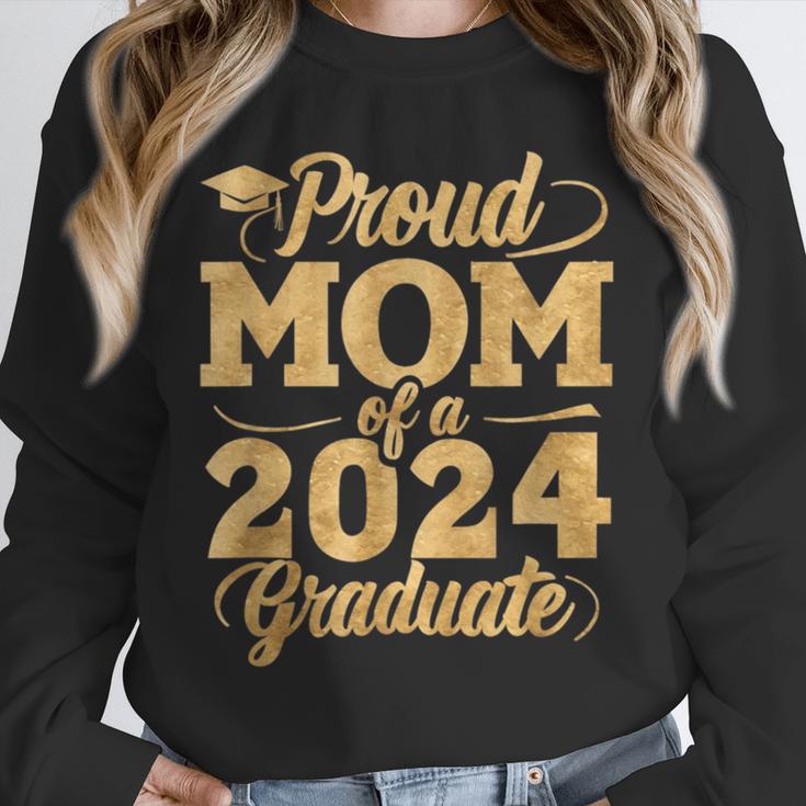 Proud Mom Of a Class Of 2024 Graduate Senior Graduation Unisex Sweatshirt