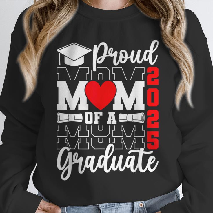 Proud Mom Of a Class Of 2025 Graduate Senior Mom Graduation Unisex Sweatshirt