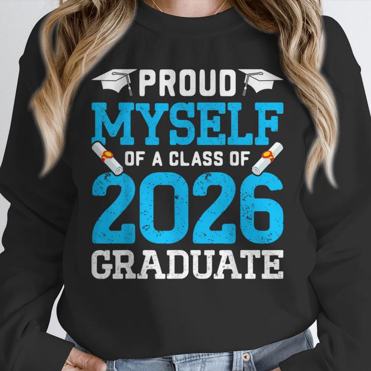 Proud Myself Of A Class Of 2026 Graduate Senior Graduation Unisex Sweatshirt
