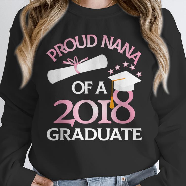 Proud Nana Of a 2018 Graduate Grandmother Graduation Unisex Sweatshirt