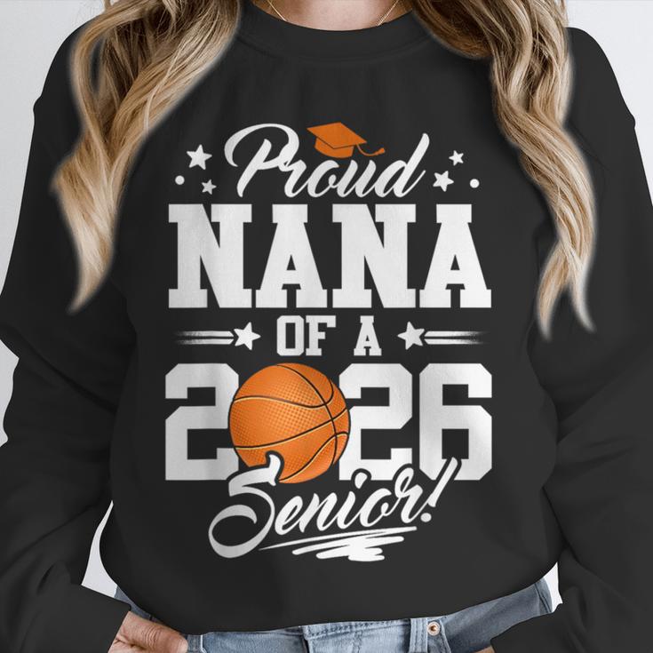 Proud Nana Of A 2026 Senior Basketball Graduation Unisex Sweatshirt