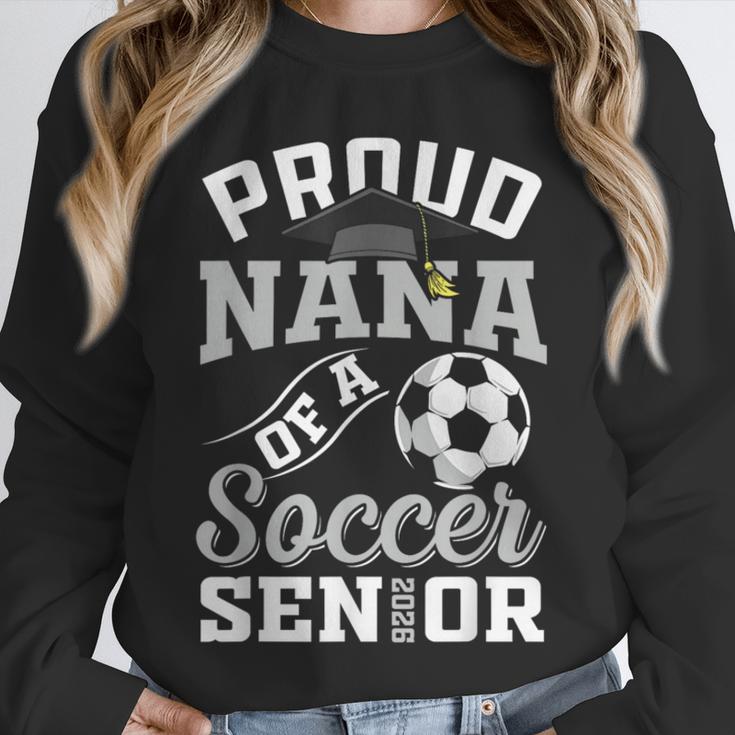 Proud Nana Of a Soccer Senior Class Of 2026 Graduation Unisex Sweatshirt