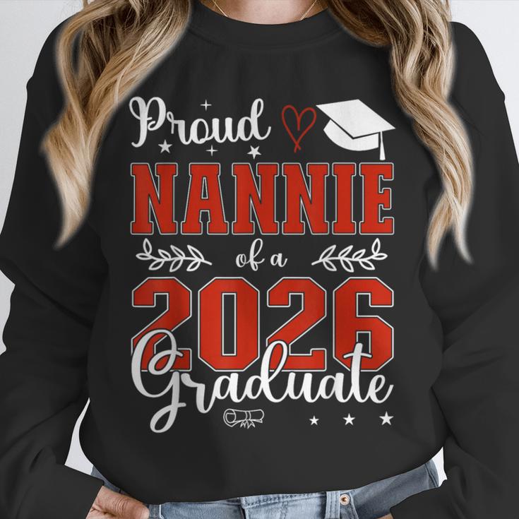 Proud Nannie Of A Class Of 2026 Graduate Senior Graduation Unisex Sweatshirt