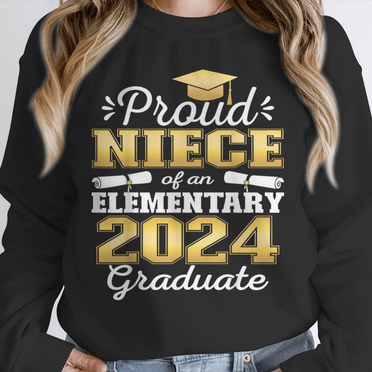 Proud Niece Of 5th Grade Graduate 2024 Elementary Graduation Unisex Sweatshirt