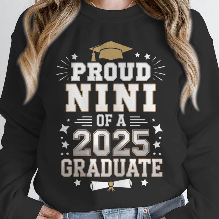 Proud Nini Of A Class Of 2025 Graduate Senior Graduation Unisex Sweatshirt