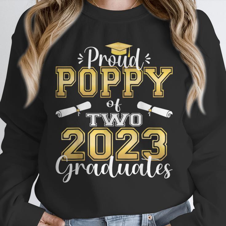 Proud Poppy Of Two 2023 Graduate Class 2023 Graduation Unisex Sweatshirt