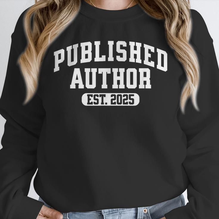 Proud Published Author 2025 Mom Dad Vintage Poet Book Writer Unisex Sweatshirt Proud Published Author 2025 Mom Dad Vintage Poet Book Writer Unisex Sweatshirt