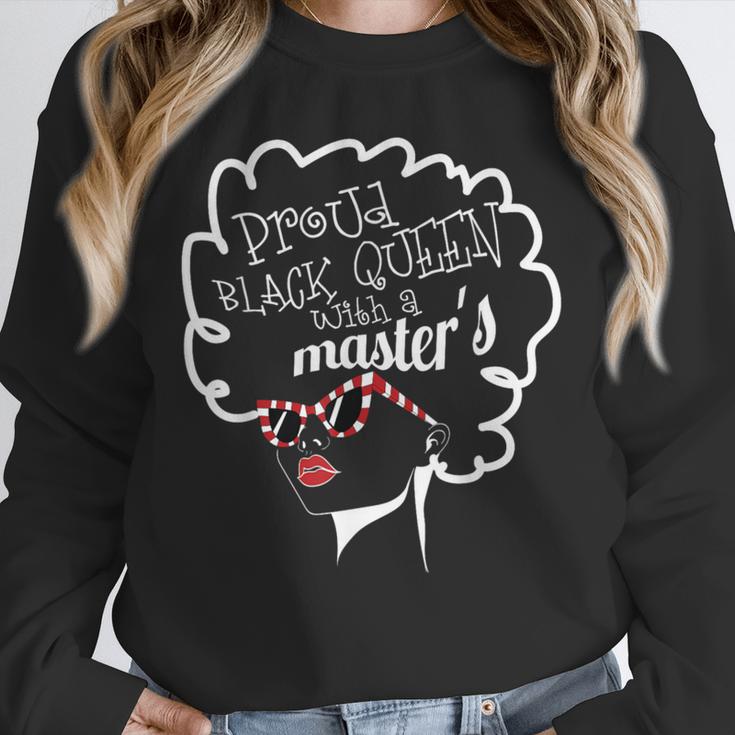 Proud Queen Masters Degree Graduation Women MSW Unisex Sweatshirt