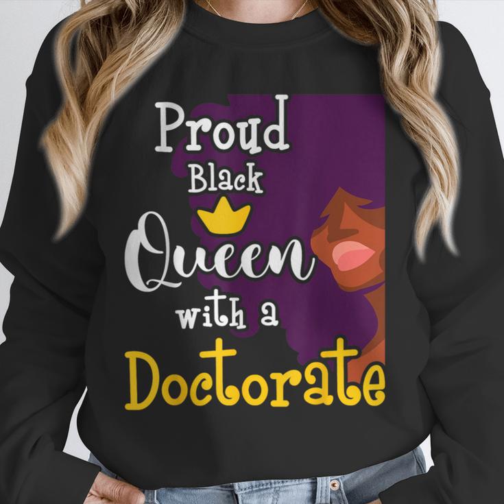 Proud Queen PhD Graduate PhD Graduation Doctorate Unisex Sweatshirt