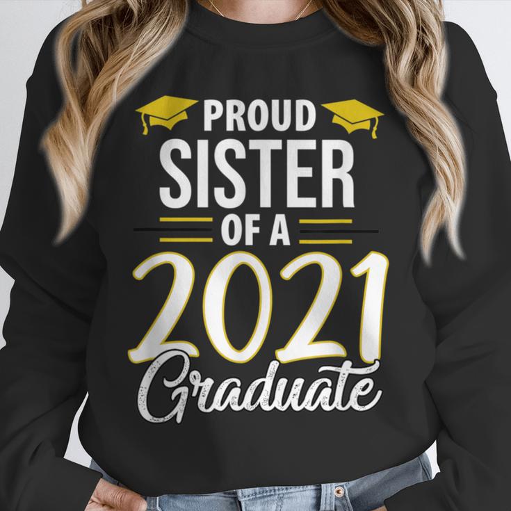 Proud Sister Of A 2021 Graduate Graduation Clothes MBA PhD Unisex Sweatshirt