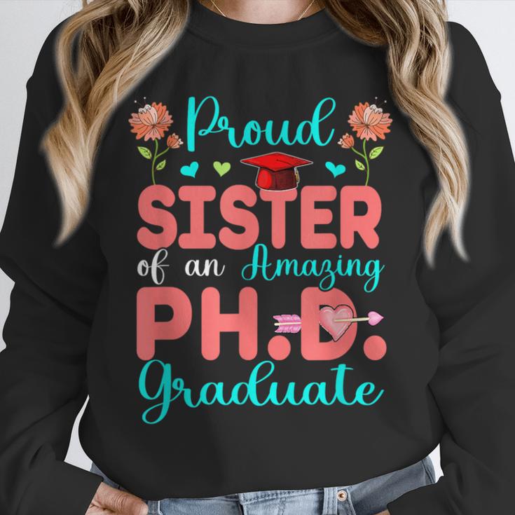 Proud Sister Of An Amazing PhD Graduate Family Graduation Unisex Sweatshirt