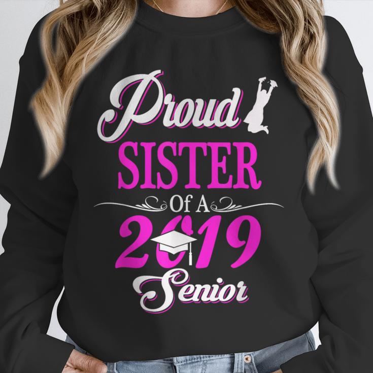 Proud SISTER Of A Class 2019 Senior Tshirt Graduation Unisex Sweatshirt