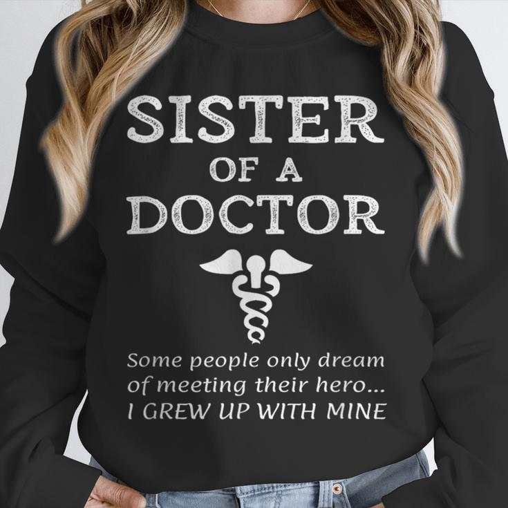 Proud Sister Of A Doctor Medical MD Brother Quote Graduation Unisex Sweatshirt