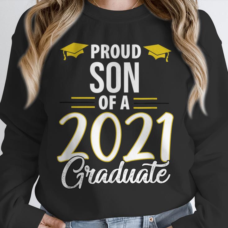 Proud Son Of A 2021 Graduate Graduation Clothes MBA PhD Unisex Sweatshirt