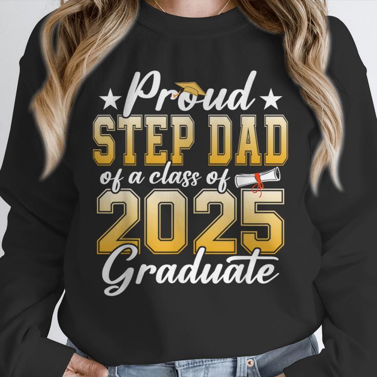 Proud Step Dad Of A Class Of 2025 Graduate Senior Graduation Unisex Sweatshirt